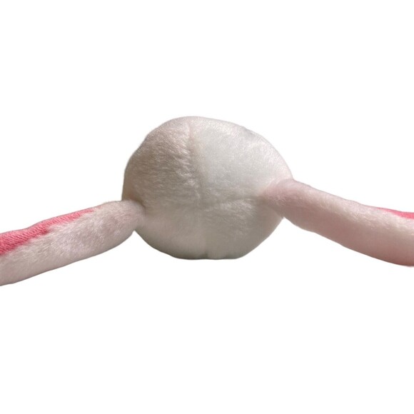 HALLMARK Bunny Rabbit Plush Holding Flower Stuffed Animal 5" Pink White - Picture 10 of 13